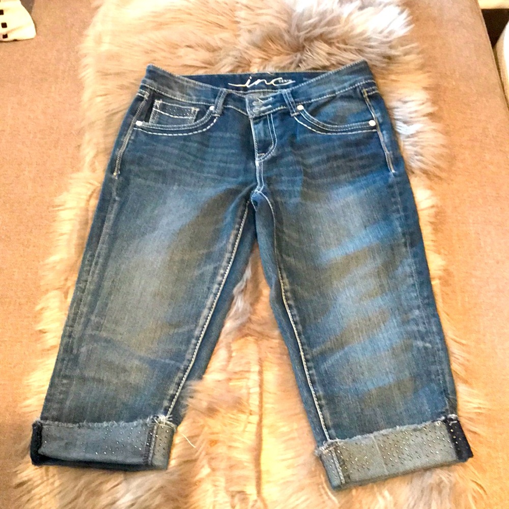 INC denim capris
